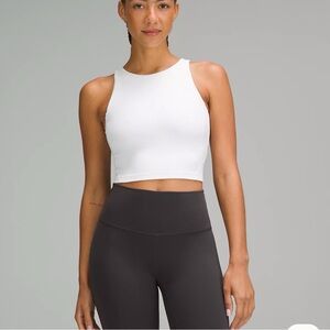 lululemon athletica Align White High Neck Tank size 6